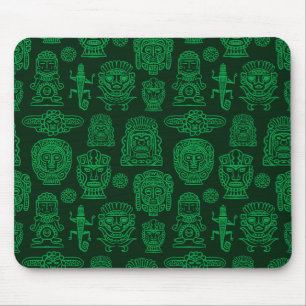 Aztec Inspired Pattern Mouse Pad