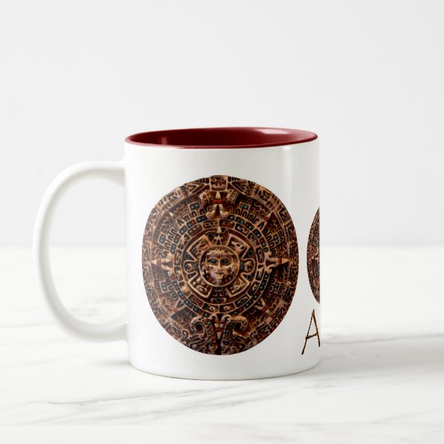 AZTEC MAYAN SUN CALENDAR Gift Mug (Left)