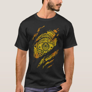 Aztec Mayas Aztec Calendar Mexico History 5 T-Shirt