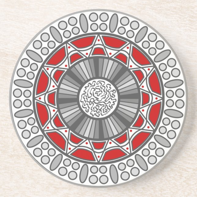 Aztec Meets Alien Coaster (Front)