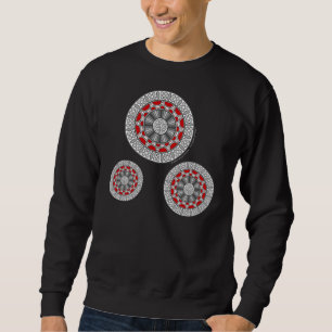 Aztec Meets Alien Men's Dark Shirt