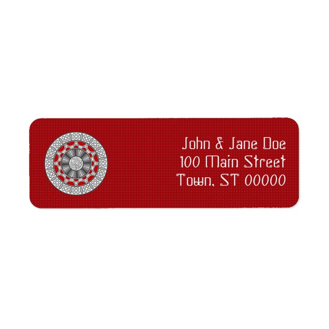 Aztec Meets Alien Return Address Label (Front)