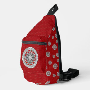Aztec Meets Alien Sling Bag