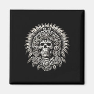 Aztec Mictlantecuhtli Mexican Pride Boxing  Magnet