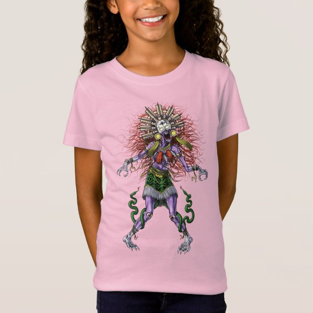 Aztec Mythology Deity Tzitzimitl T-Shirt (Front)
