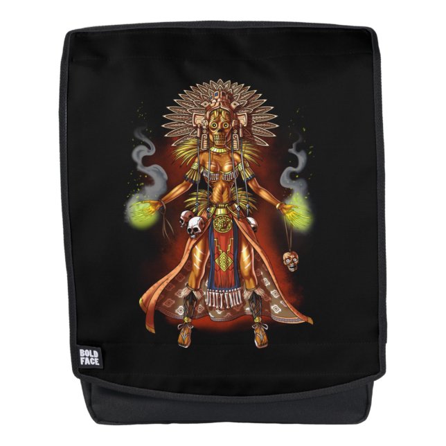 Aztec Mythology God Managua Backpack (Front)
