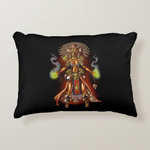 Aztec Mythology God Managua Decorative Cushion