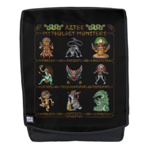 Aztec Mythology Monsters Backpack