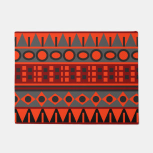Aztec native pattern doormat