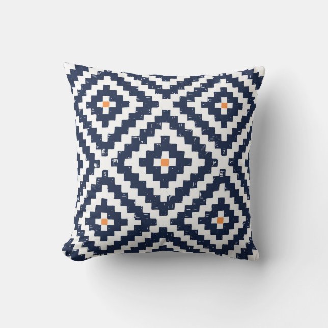 Aztec Navajo Ethnic Seamless Pattern Cushion (Front)
