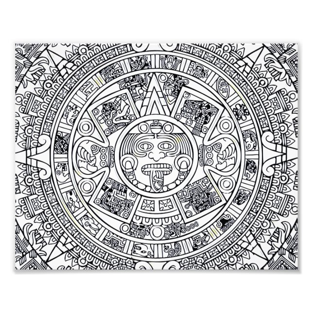 AZTEC OR MEXICA mexican Photo Print (Front)