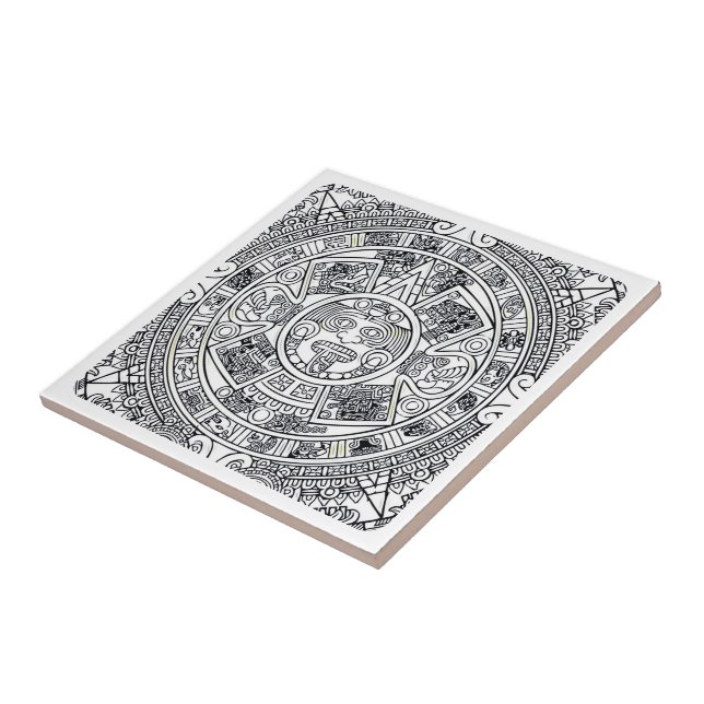 AZTEC OR MEXICA mexican, Tile (Side)