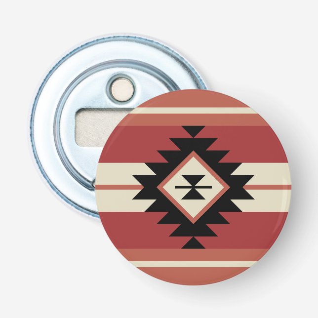 Aztec pattern bottle opener (Front)