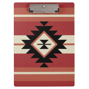 Aztec pattern clipboard