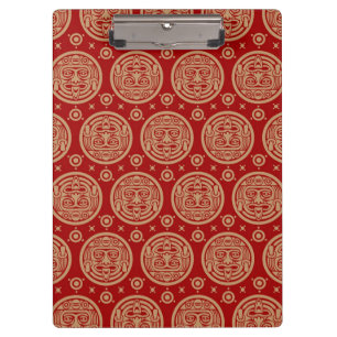 Aztec Pattern Clipboard