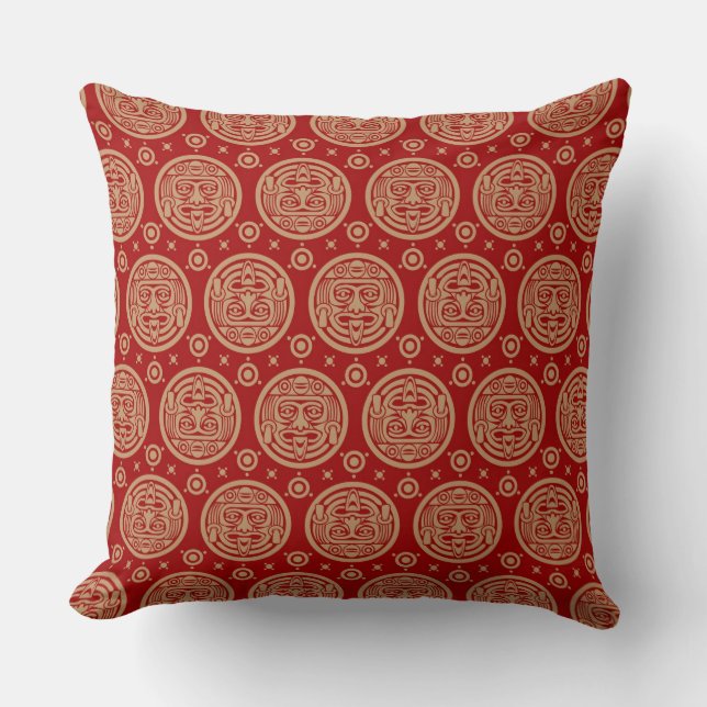 Aztec Pattern Cushion (Front)