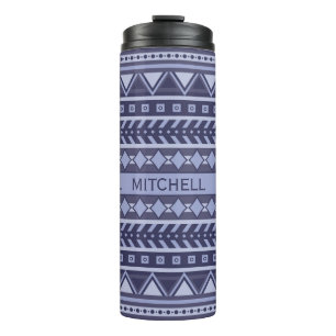 Aztec Pattern custom name tumbler