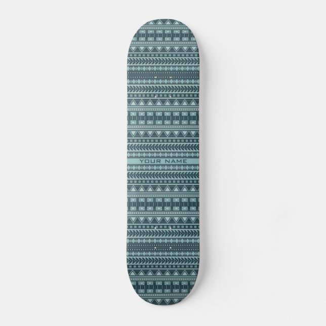 Aztec Pattern custom skateboards (Front)