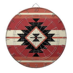 Aztec pattern dartboard