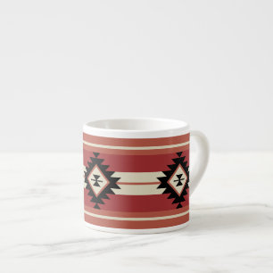 Aztec pattern espresso cup