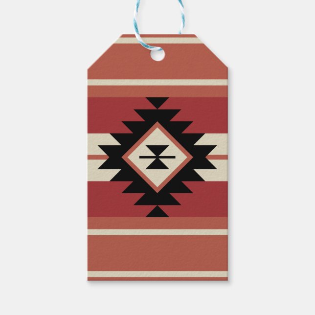 Aztec pattern gift tags (Front)