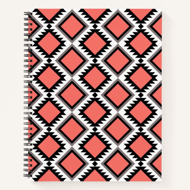 Aztec pattern notebook (Front)
