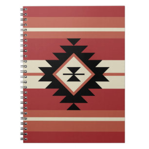 Aztec pattern notebook