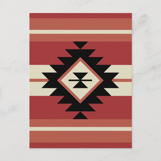 Aztec pattern postcard (Front)