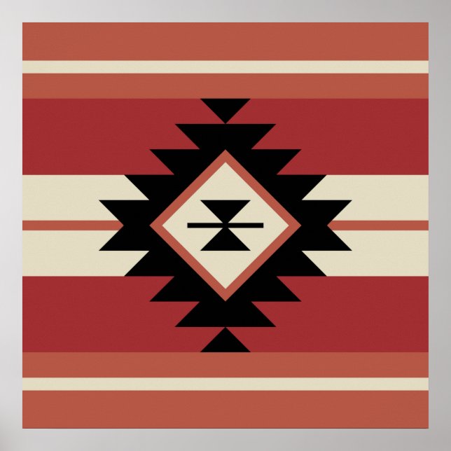 Aztec pattern poster (Front)