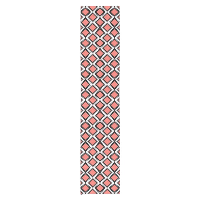 Aztec pattern short table runner (Front)