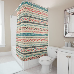 Aztec Pattern shower curtain