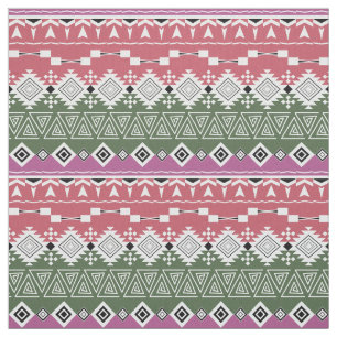 Aztec pattern, stripes / fabric