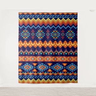 Aztec Pattern Tapestry