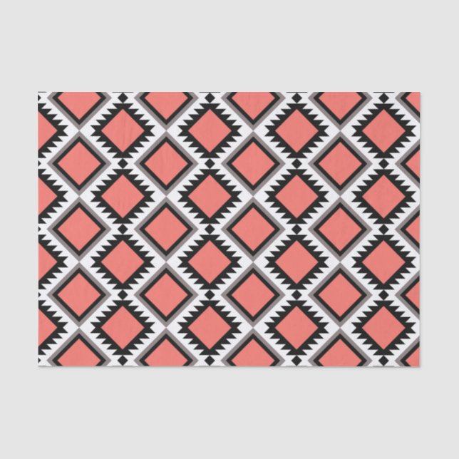 Aztec pattern tissue paper (Front)