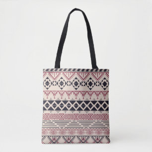 Aztec pattern. Vintage tribal background Tote Bag