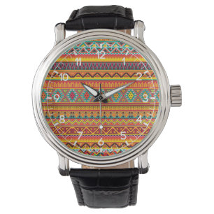Aztec Pattern Watch