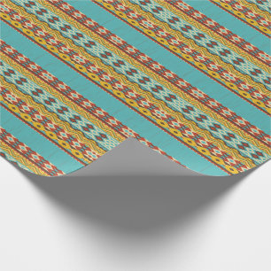 Aztec Pattern Wrapping Paper