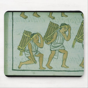Aztec porters, from the 'Florentine Codex' Mouse Pad