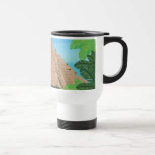 Aztec Pyramid Travel Mug