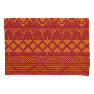 Aztec Retro: Vintage Pattern Design. Pillowcase