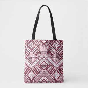 Aztec seamless pattern tote bag