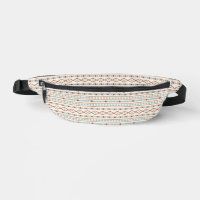 Aztec Shapes Pattern Rust Teal Cream