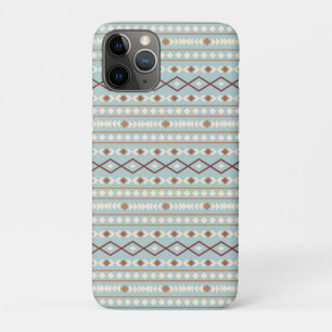 Aztec Shapes Rpt Pattern Rusts Cream Teal-Blue Case-Mate iPhone Case