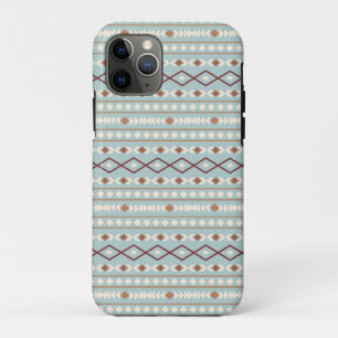 Aztec Shapes Rpt Pattern Rusts Cream Teal-Blue Case-Mate iPhone Case