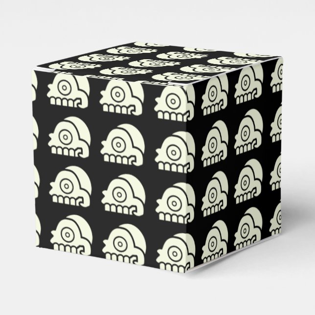 Aztec Skull Party Favour Box (Front Side)