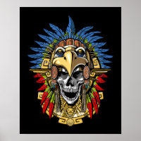 Aztec Skull Warrior