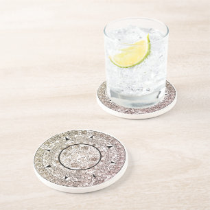 Aztec Solar Disc Calendar Coaster