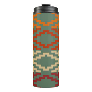 Aztec Southwestern Tribal Diamonds Thermal Tumbler