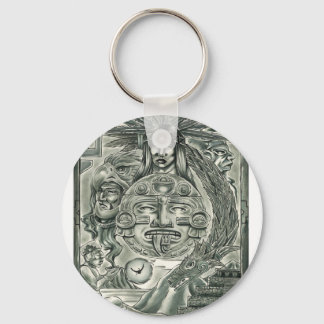 Aztec Spirit Key Ring