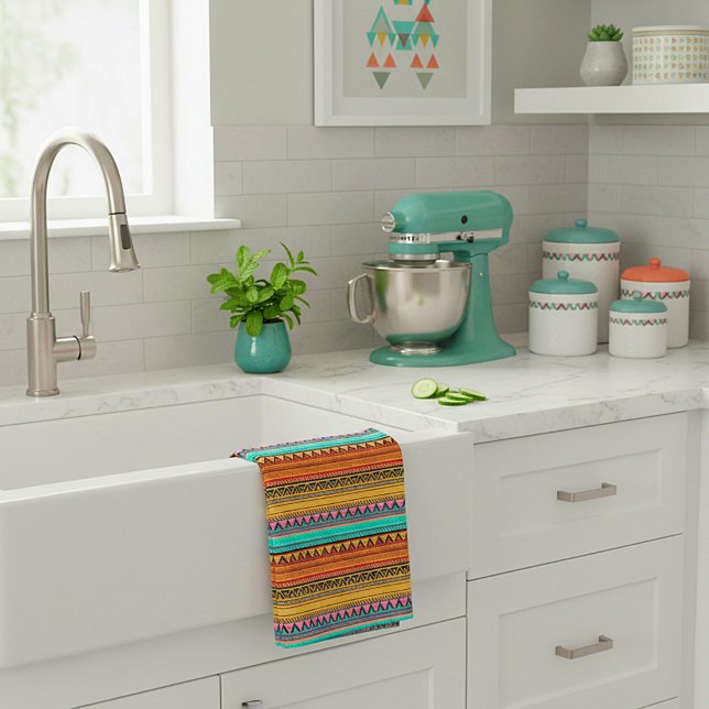 Aztec stripes kitchen towel (Creator Uploaded)